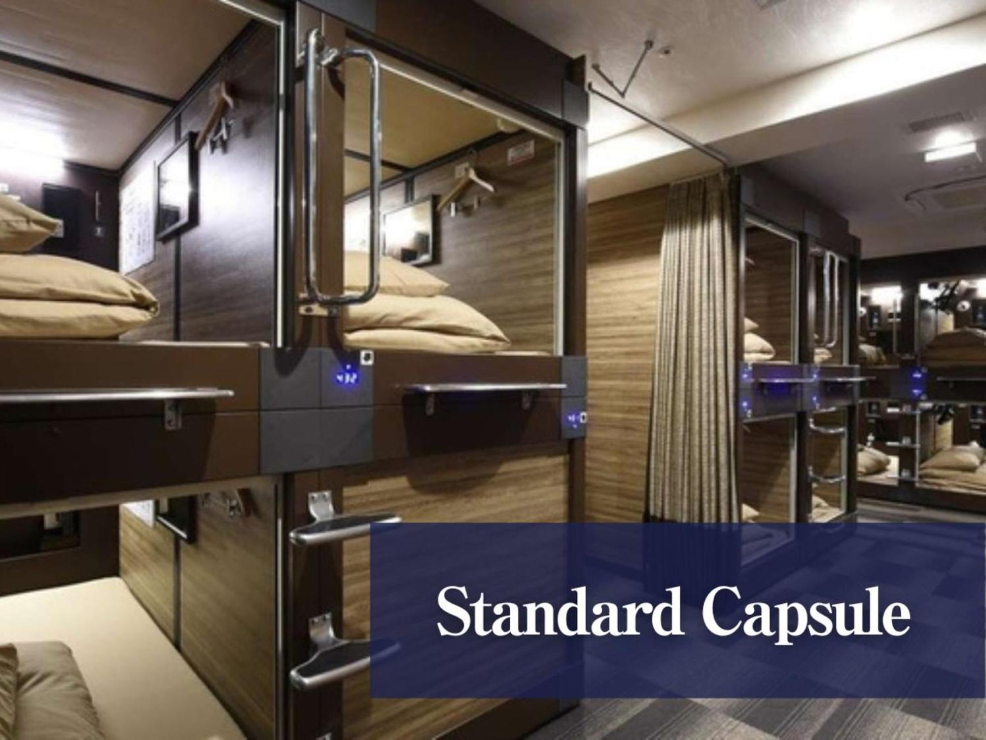 Hôtel capsule Anshin Oyado Ginza Shimbashi Station - For Men Tōkyō